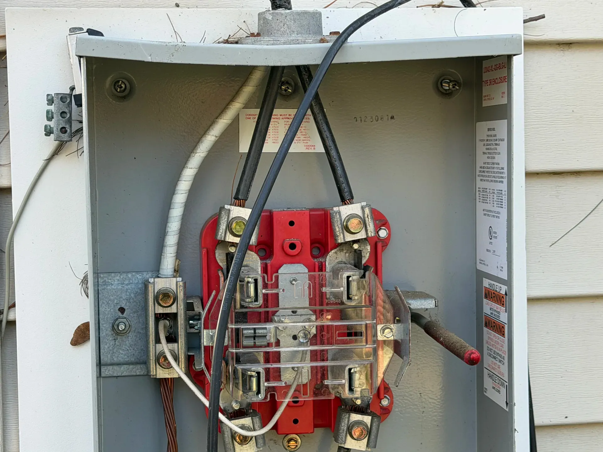 200 amp meter upgrade installation
