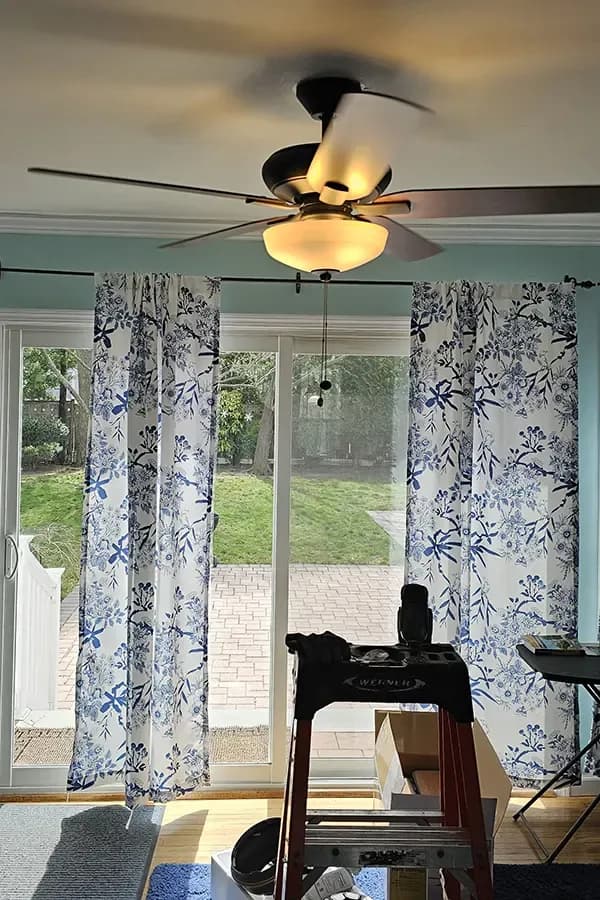 ceiling fan replacement or installation
