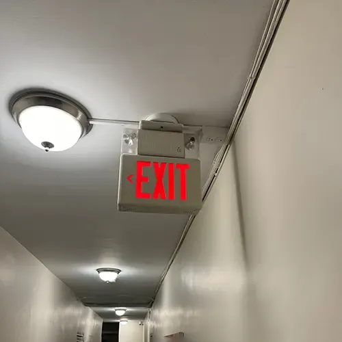 commercial exit light replacment