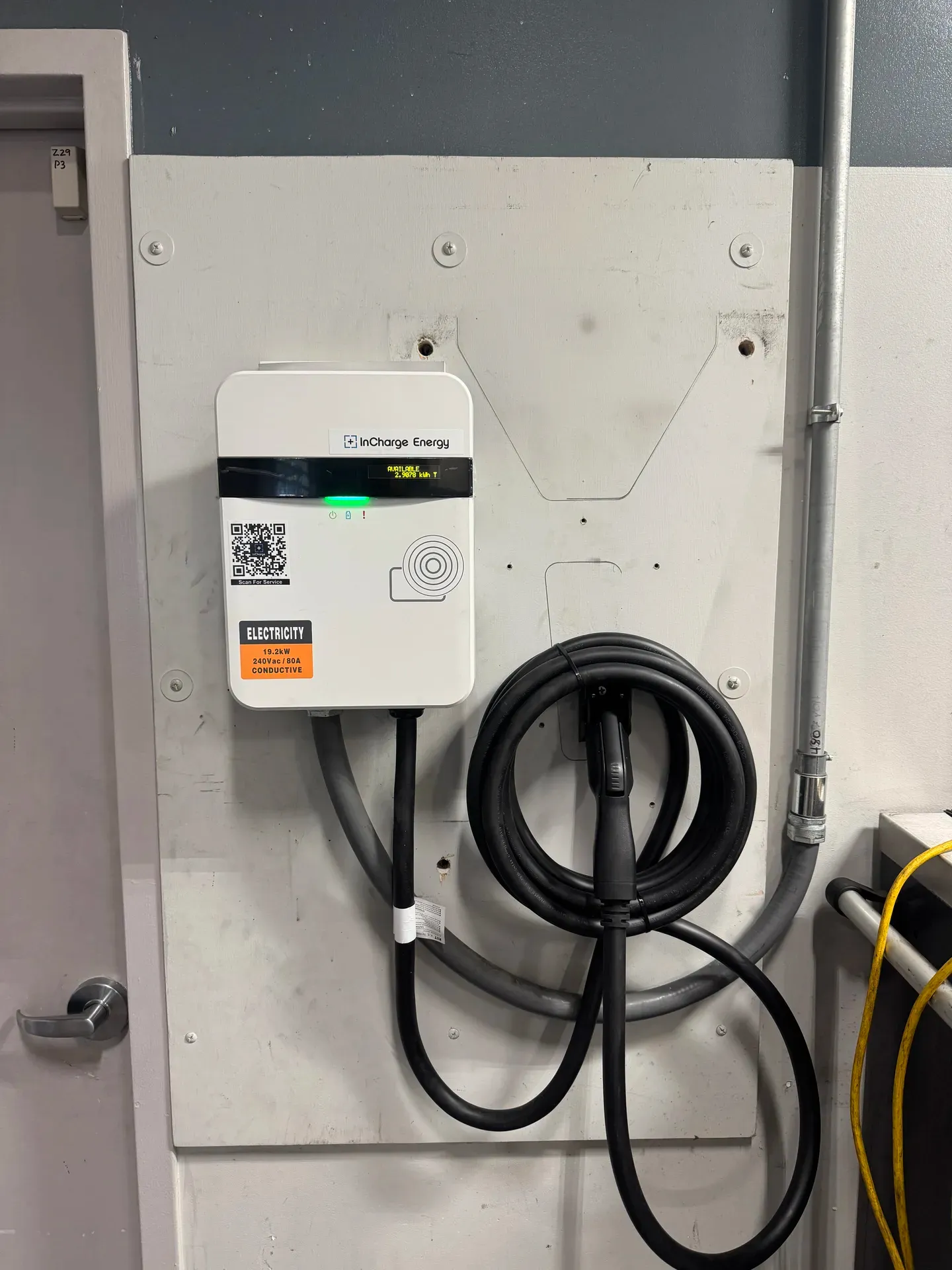 Commercial inCharge Energy EV charging station installation