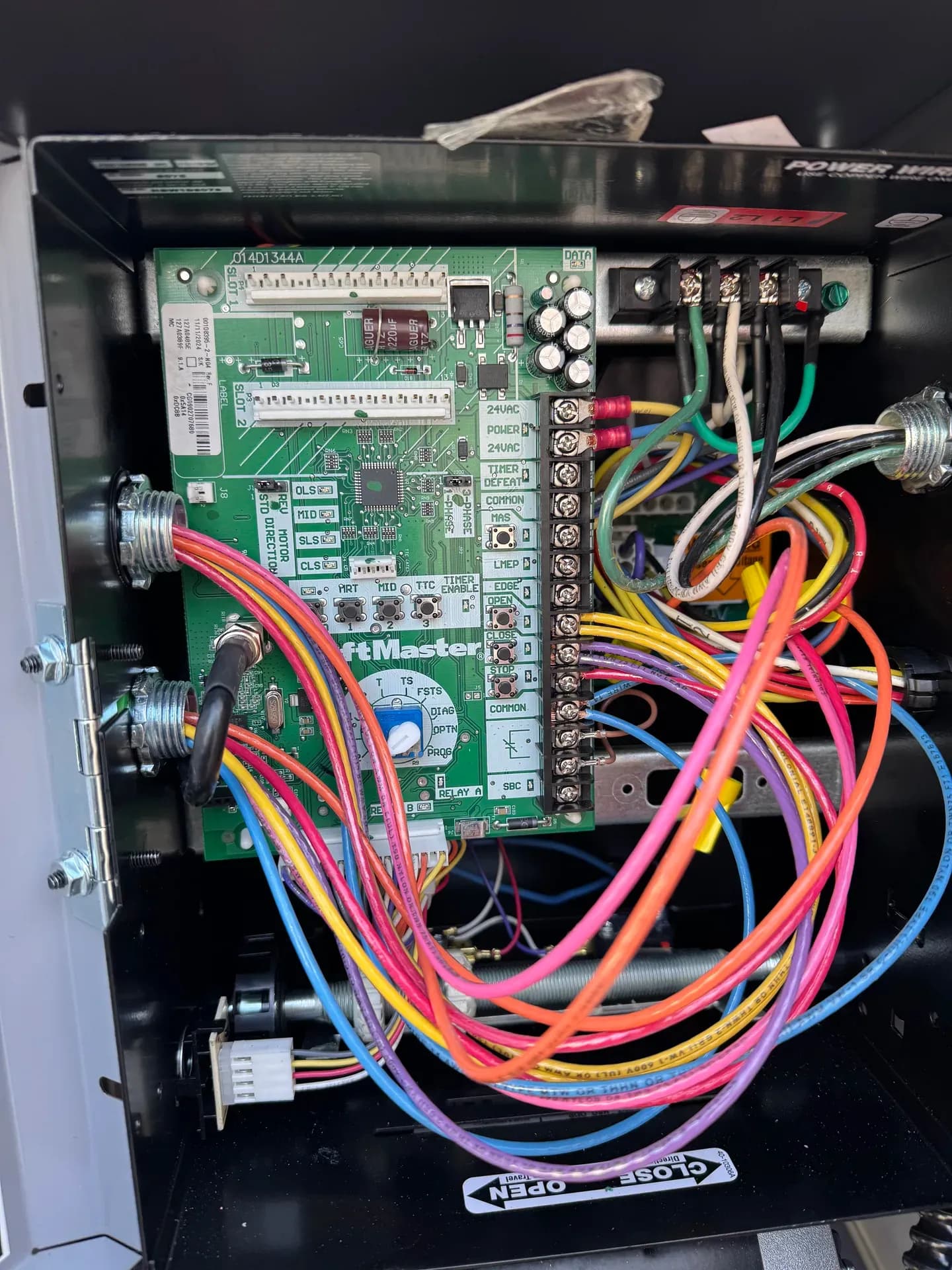 LiftMaster commercial gate opener installation